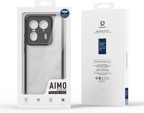 DUX DUCIS [Aimo] Series Case, Designed for Motorola Motorola Edge 50 Ultra/X50 Ultra, Magnetic Case Phone Cover - Black - Image 11