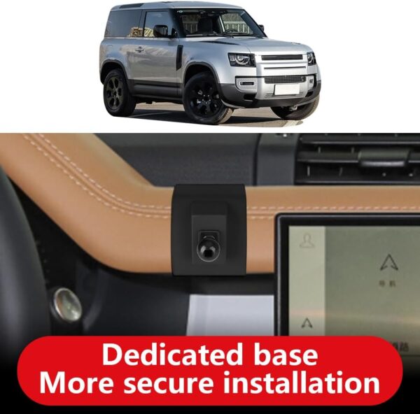 LUNQIN Car Phone Holder for Land Rover Defender 2020-2024 Auto Accessories Navigation Bracket Interior Decoration Mobile Cell Phone Mount case - Image 4