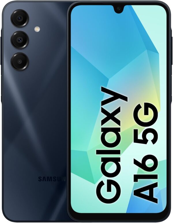 Samsung Galaxy A16 5G, Android Smartphone, Dual SIM Mobile Phone, 4GB RAM, 128GB Storage, Blue Black (UAE Version) - Image 2