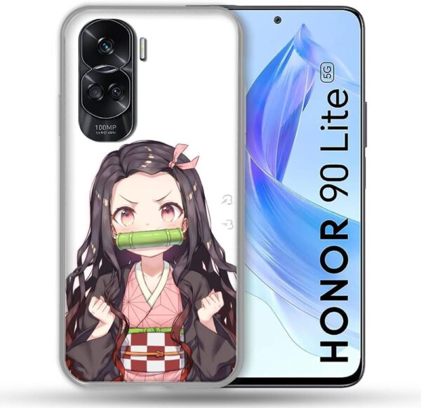 Cokitec Reinforced Case for Honor 90 Lite 5G Manga Demon Slayer Nezuko - Image 2