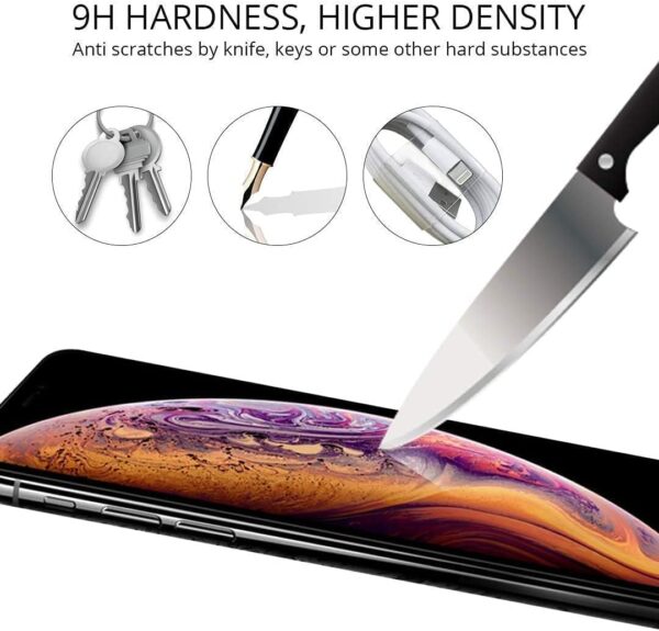 EasyLifeGo for Motorola Moto G24 / Moto G04 / Moto G24 Power Screen Protector Tempered Glass, Full Coverage HD Anti-Scratch Bubble-Free Tempered Film with High Response [2 Pack] - Image 3