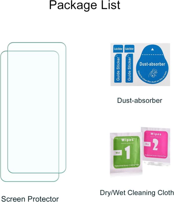 HYGMOCC Designed for Motorola MOTO G52 / MOTO G82 Tempered Glass Screen Protector, Anti-Scratch, Bubble-Free, 9H Hardness, Case Friendly (Pack of 2) - Image 6