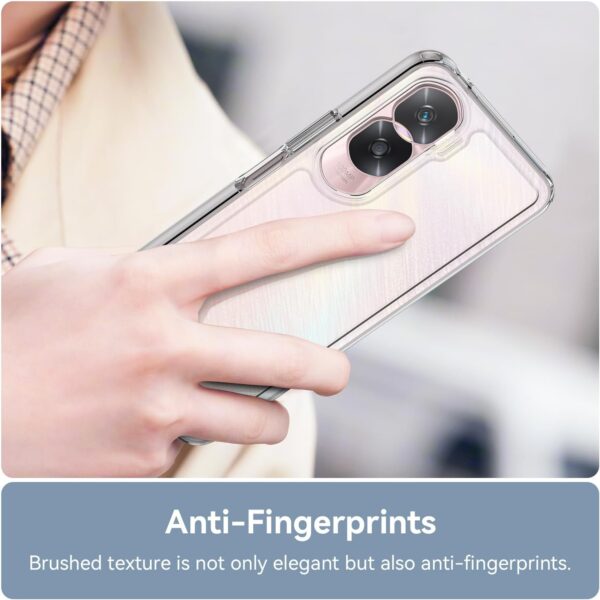 EabHulie Honor 90 Lite Case, Clear PC Back TPU Bumper Case Cover for Honor 90 Lite Transparent - Image 8