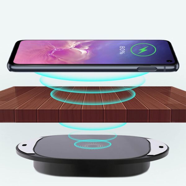 TERRIFI Invisible Wireless Charger, Under Desk Wireless Charger, 10W Furniture Wireless Charging Board, 20Mm Long -Distance Wireless Mobile Phone Charger, Suitable for iPhone, for Galaxy and for QI - Image 2