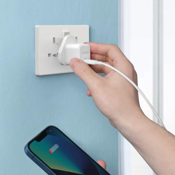Anker iPhone 16 Pro Charger, 20W USB C Charger, PowerPort III 20W Cube Fast Charger for iPhone 16/16 Pro/16 Plus /16 Pro Max, 15/14 Series, Samsung, iPad, Huawei, Xiaomi, Vivo, Oppo and More - Image 3