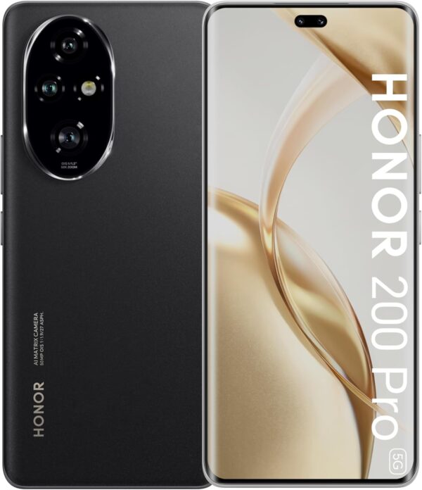 HONOR 200 Pro 5G 12GB RAM + 512GB Dual SIM Black With Free GIFTS - Middle East Version - Image 3