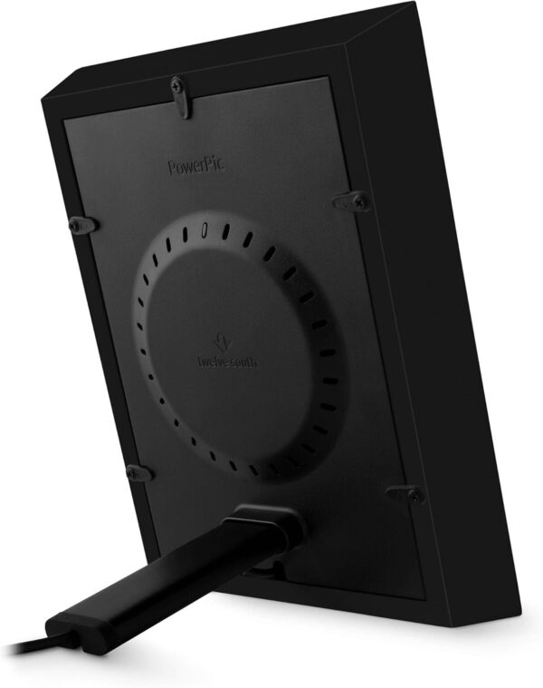 Twelve South 12-1810 6 Cell Powerpic Picture Frame Stand With Integrated 10W Qi Charger For Iphone/Wireless Charging Smart Phones White - Image 5