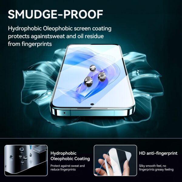T Tersely [3-Pack] 9H Tempered Glass Screen Protector for honor 90 lite, Case Friendly, Ultra-Clear, Shatterproof, Anti-Scratch Film for Enhanced Protection - Image 5