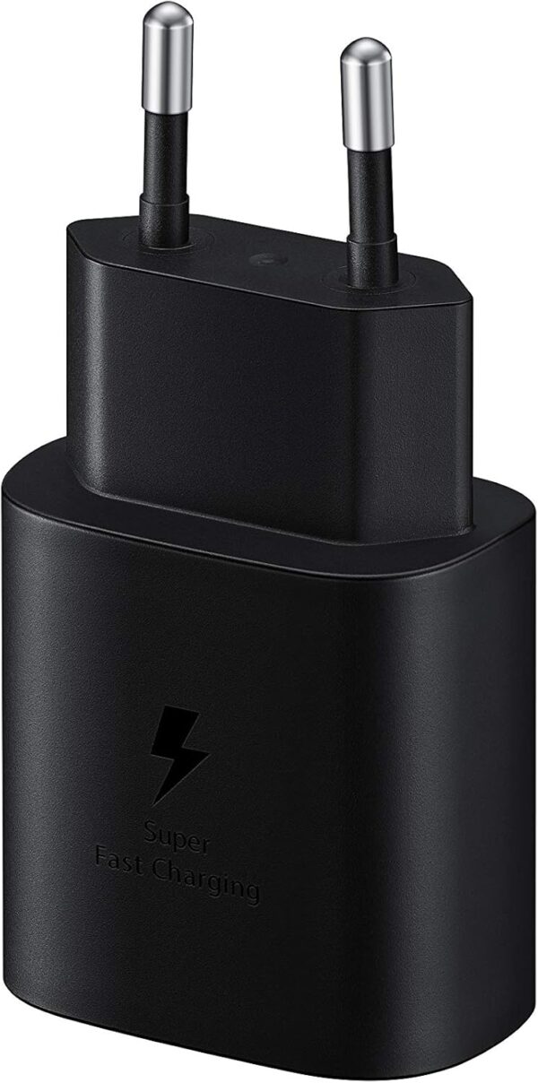 Samsung USB C Charger 25W Ultra Fast USB C to USB Adapter Samsung Fast Charger Samsung Original Charger Without Cable Black - Image 5