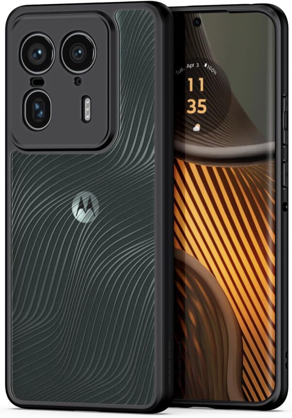 DUX DUCIS [Aimo] Series Case, Designed for Motorola Motorola Edge 50 Ultra/X50 Ultra, Magnetic Case Phone Cover - Black - Image 2