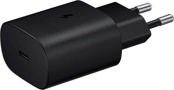 Samsung USB C Charger 25W Ultra Fast USB C to USB Adapter Samsung Fast Charger Samsung Original Charger Without Cable Black - Image 4