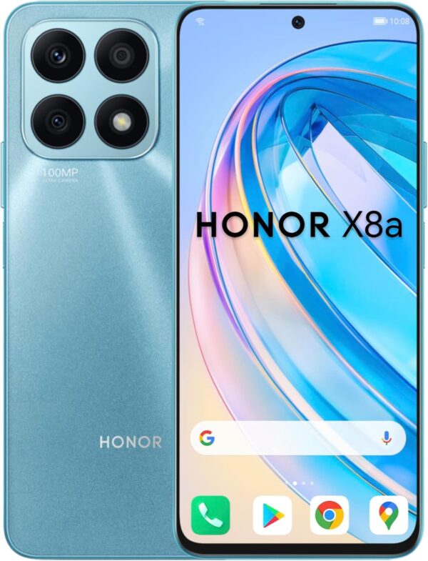 HONOR X8a Smartphone Unlocked, 100MP Triple Camera, 6.7" 90Hz Fullview Display, 8 GB+128 GB, Android 12, Dual SIM - Image 2