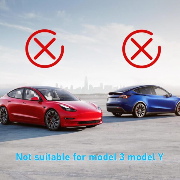 Yumzeco Compatible with 2021-2024 Tesla Model S Model X Wireless Charging Mat Silicone Mat,Model S Model X Center Console Charger Mat 2021 2022 2023 2024 Model S X Accessories - Image 5