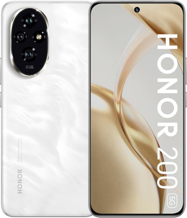 HONOR 200 5G 12GB RAM + 256GB Dual SIM Moonlight White - Middle East Version - Image 2