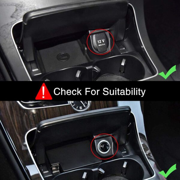 CarQiWireless Wireless Car Charger for Mercedes Benz C-Class GLC Accessories 2021-2015 for Mercedes-Benz C300 C43 AMG C63 AMG C63 AMG S GLC300 GLC350e GLC43 AMG GLC63 AMG GLC63 AMG S Accessories - Image 3