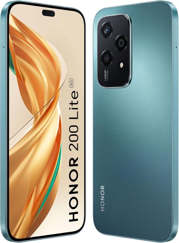 HONOR 200 Lite 5G Dual SIM Cyan Lake (8+8GB Extended) RAM + 256GB With 6 Month Screen Protection - UAE Version - Image 7
