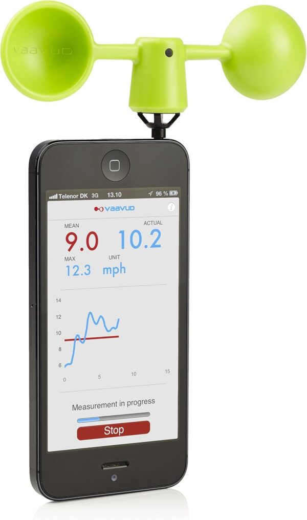 Vaavud VAV-1R Thor smartphone wind meter for Samsung Galaxy and Apple iPhone - Image 3
