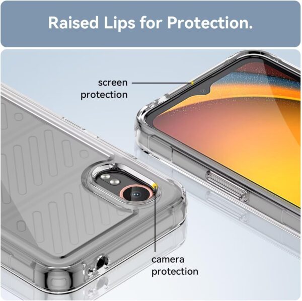 BAIDIYU Case for Honor 90 Lite, Ultra Thin Phone Case, Anti-Scratch, Transparent Soft TPU + Hard PC Phone Cover for Honor 90 Lite.(Transparent) - Image 6
