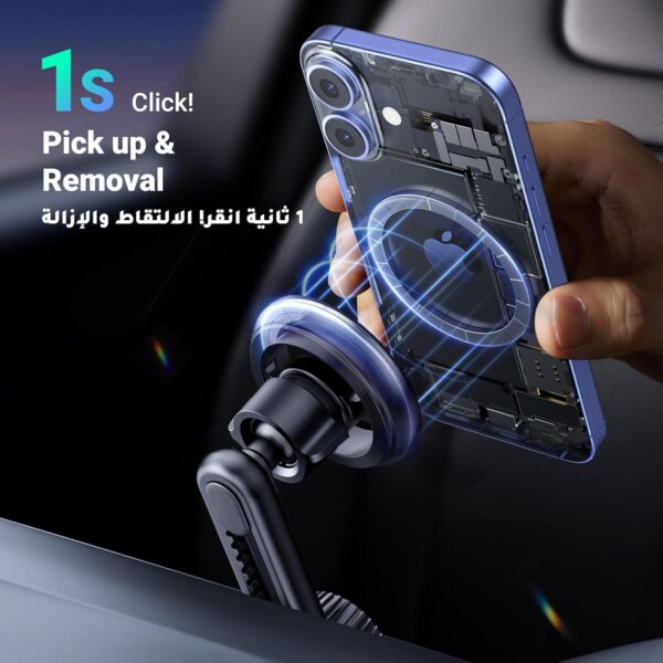 UGREEN MagSafe Car Mount for iPhone 16 Pro Max【Never Block Air Vent&360° Rotate】Stable Car Phone Holder Magnetic, Magnet Mobile Holder for Car, Car Holder, Car Accessories, 14 15 Galaxy S24 Ultra, etc - Image 3