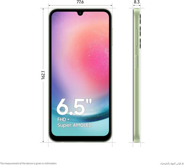 Samsung Galaxy A24 LTE Android Smartphone, Dual SIM, 4GB RAM, 128GB Storage, Light Green (UAE Version) - Image 4