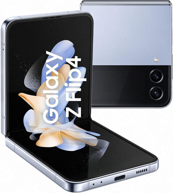 Samsung Galaxy Z Flip4 Dual SIM Smartphone Android Folding Phone 512GB, Blue (UAE Version) - Image 2