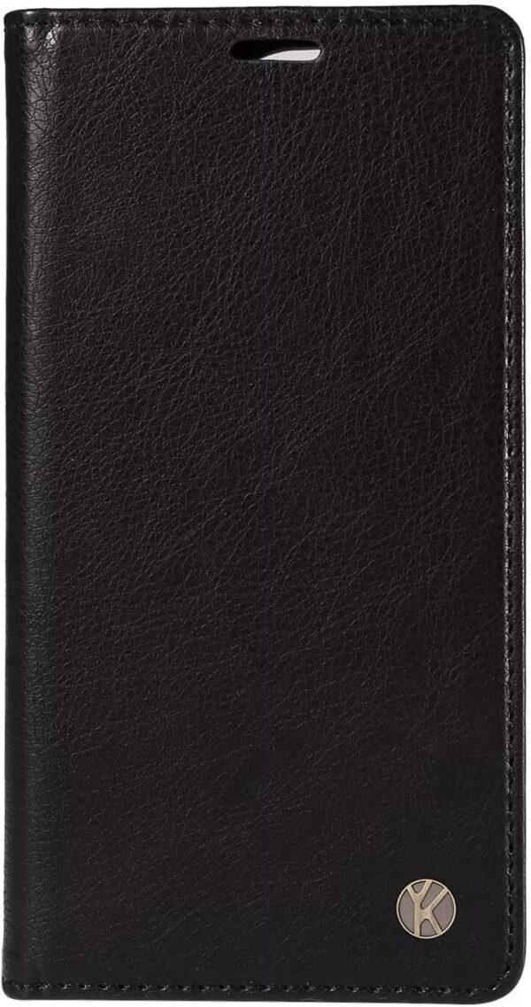 Ttianfa Compatible for Huawei Honor 90 Lite Phone Cover Magnetic Wallet Shockproof Full Body Protective Cover Anti-Scratch Stand Case for Women Men+2x Screen Protector-Black - Image 3