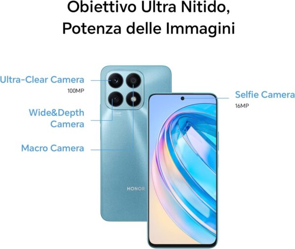 Honor X8A 6128GB Midnight Black - Image 4