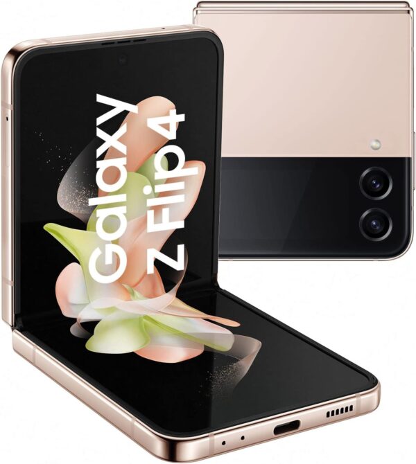 SAMSUNG Galaxy Z Flip4 5G Smartphone Sim Free Android Folding Phone 128GB, Pink Gold, 3 Year Manufacturer Warranty, UK Version - Image 2