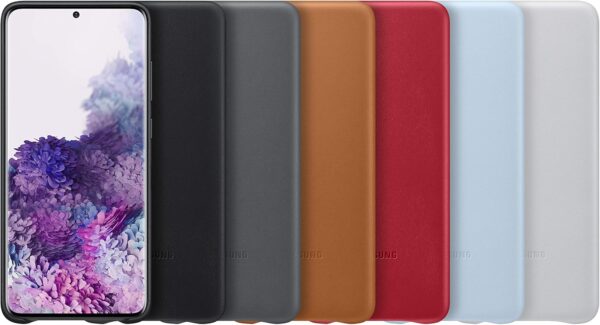 Samsung Original Galaxy S20+ 5G Leather Cover/Mobile Phone Case - Black - Image 6