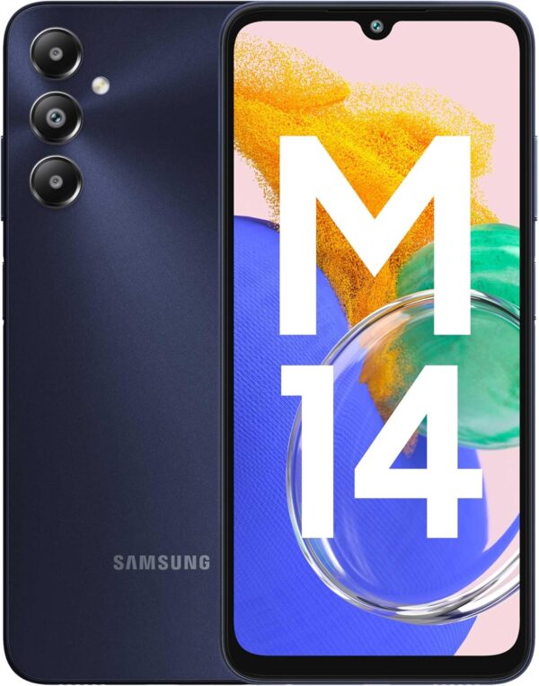 Samsung Galaxy M14 4G (Sapphire Blue,4GB,64GB) | 50MP Triple Cam | 5000mAh Battery | Snapdragon 680 Processor | 2 Gen. OS Upgrade & 4 Year Security Update | 8GB RAM with RAM Plus | Without Charger - Image 3