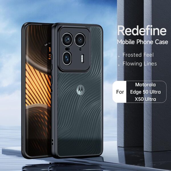 DUX DUCIS [Aimo] Series Case, Designed for Motorola Motorola Edge 50 Ultra/X50 Ultra, Magnetic Case Phone Cover - Black - Image 4