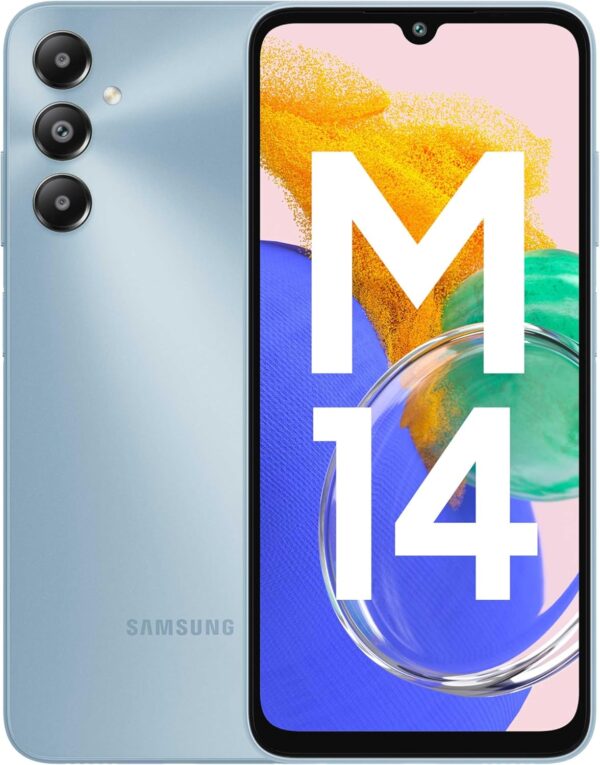 SAMSUNG Galaxy M14 4G, Arctic Blue, 64 GB, 4 GB RAM - Image 3