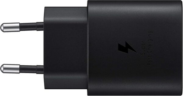 Samsung USB C Charger 25W Ultra Fast USB C to USB Adapter Samsung Fast Charger Samsung Original Charger Without Cable Black - Image 2