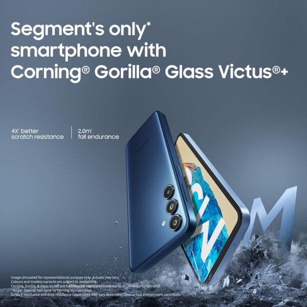 Samsung Galaxy M35 5G (Moonlight Blue,6GB RAM,128GB Storage)| Corning Gorilla Glass Victus+| AnTuTu Score 595K+ | Vapour Cooling Chamber | 6000mAh Battery | 120Hz Super AMOLED Display| Without Charger - Image 6