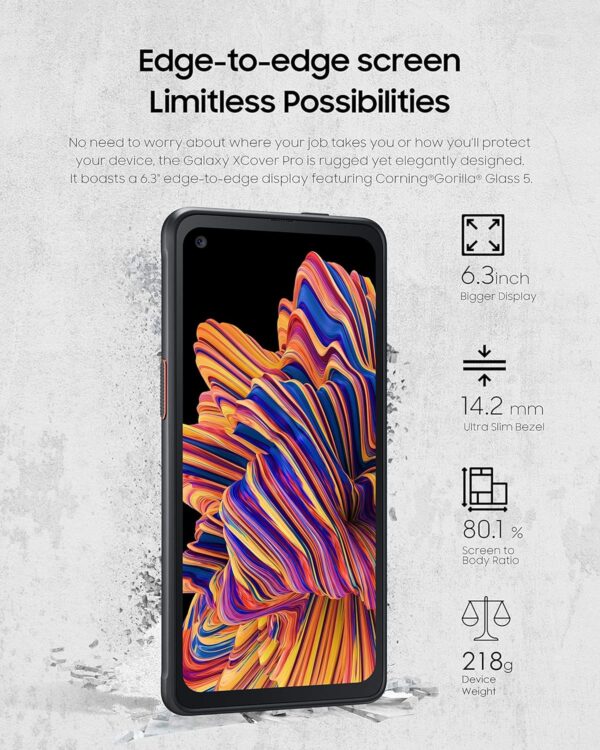 Samsung XCover Pro 64GB/4GB Dual Sim Black (SM-G715FN/DS) - Image 6