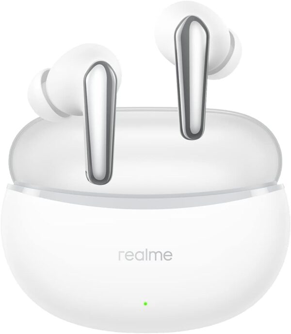 realme Buds Air 3 Neo Wireless Earbuds, 10mm Dynamic Bass Driver, Superior Sound Quality, ENC AI Noise Cancellation, IPX5 Water Resistance, Galaxy White - Image 2