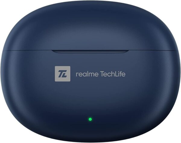 Realme TechLife Buds T100 Bluetooth Earbuds, IPX5 Water Resistance, Blue - Image 3