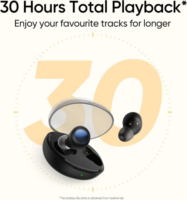 realme Buds Q2s Bluetooth Truly Wireless in Ear Earbuds with Mic, Fast Charging & Up to 30Hrs Playtime (Black) - Image 4