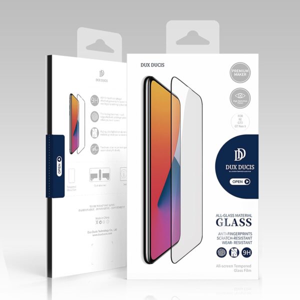 DUX DUCIS 9D Tempered Glass Screen Protector, Designed for Realme GT3/GT Neo 5, Medium Alumina Glass Film Full Glue HD Clear Phone Screen Protector - Black (1-Pack) - Image 12
