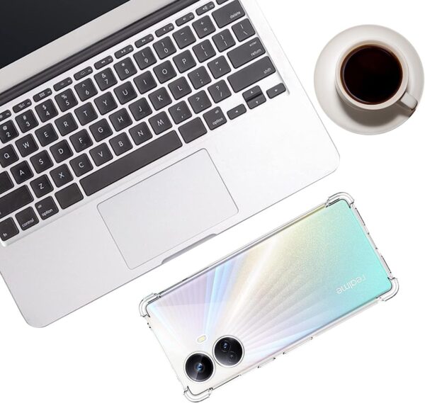 EMODIL Case for Realme 10 Pro Plus Cover Clear Back Air Cushion Soft Silicone Shockproof Anti-Scratch Protective Bumper Shell Corner for Realme 10 Pro Plus 5G ® - Image 8