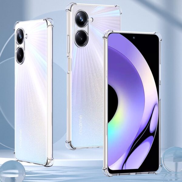 Case Compatible with Realme 10 Case Cover with Camera Protection, Protective Shock Absorption Bumper soft Transparent Case For Oppo Realme 10 4G - Image 8