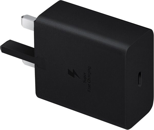 Samsung Galaxy Official 45W Travel Adapter, Super-Fast Charging (UK Plug with USB Type-C Cable), Black - Image 2