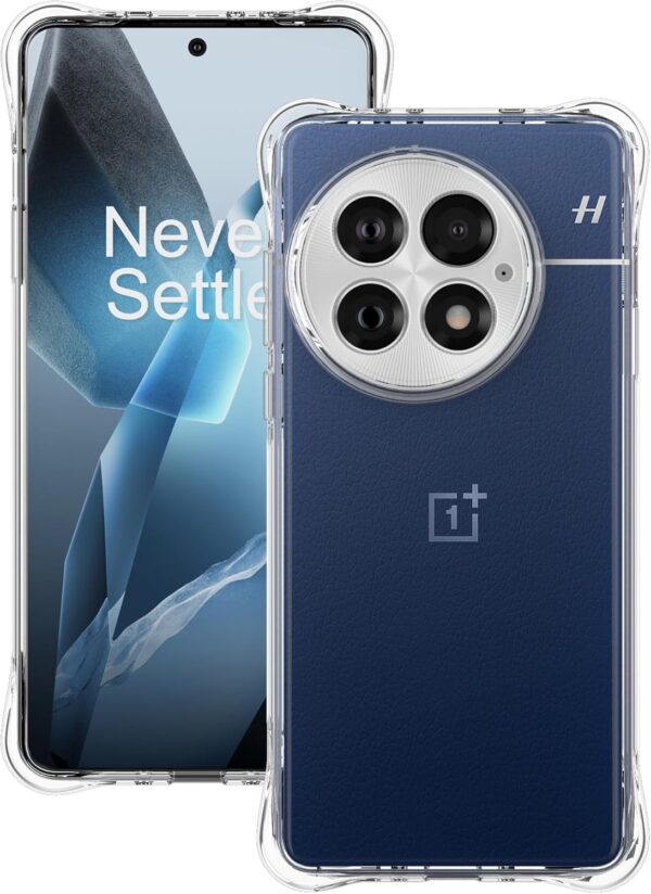 Foluu OnePlus 13 Case Clear Slim TPU Silicone Anti-Scratch Protective Cover with Reinforced Corners for OnePlus 13 5G 2024 - Image 2