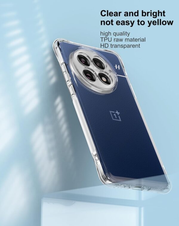Foluu OnePlus 13 Case Clear Slim TPU Silicone Anti-Scratch Protective Cover with Reinforced Corners for OnePlus 13 5G 2024 - Image 3