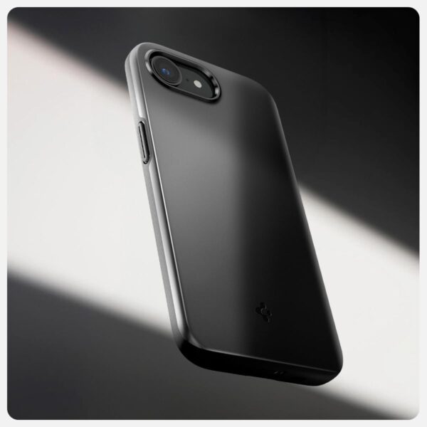 Spigen Thin Fit MagFit for iPhone 16e case cover [MagSafe compatible] - Black - Image 4