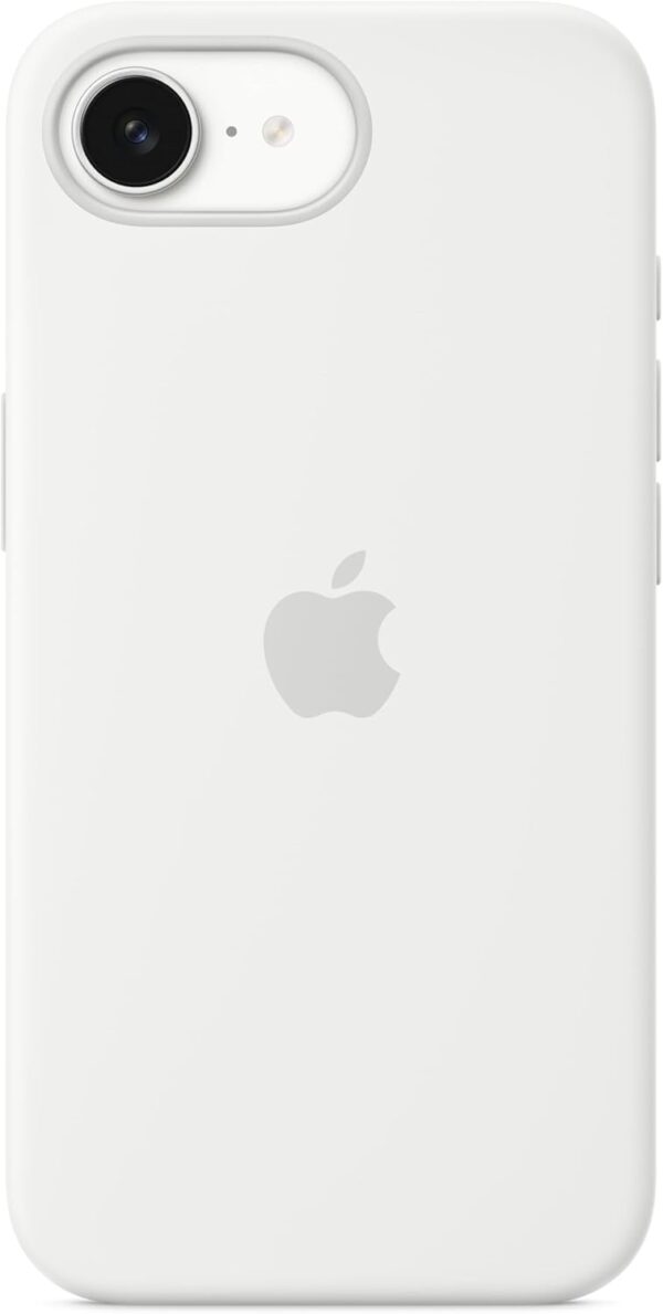Apple iPhone 16e Silicone Case – White ​​​​​​​ - Image 2