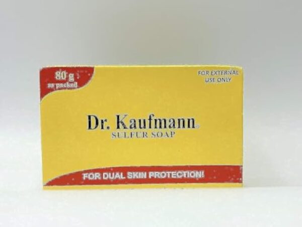 Dr. Kaufmann Medicated Sulfur (Sulfur Zinc Oxide) Soap 80gr - Image 2
