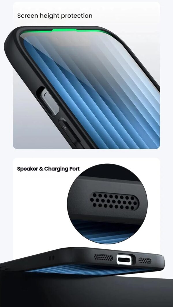 Gruattreay Case Compatible with iPhone 16e (2025), Airbag Anti-Drop Phone Case with Precision Hole Lens Protection, Magnetic Skin-friendly Protective Cover for iPhone 16E - Image 5