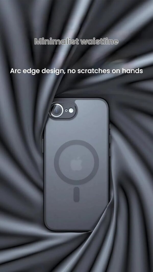 Gruattreay Case Compatible with iPhone 16e (2025), Airbag Anti-Drop Phone Case with Precision Hole Lens Protection, Magnetic Skin-friendly Protective Cover for iPhone 16E - Image 6