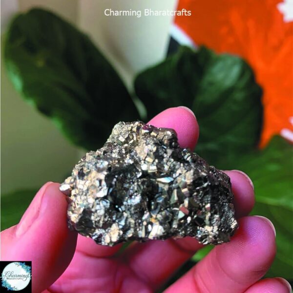 Pyrite Crystal Stone Cluster Samples - High Energy Natural Iron Pyrite Stone - Image 6